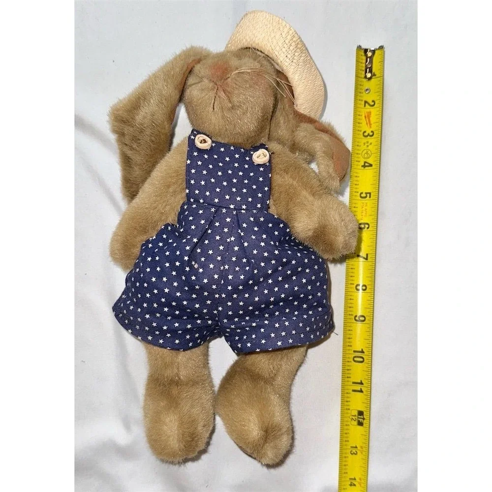 Vintage jointed Plush Bunny 12
